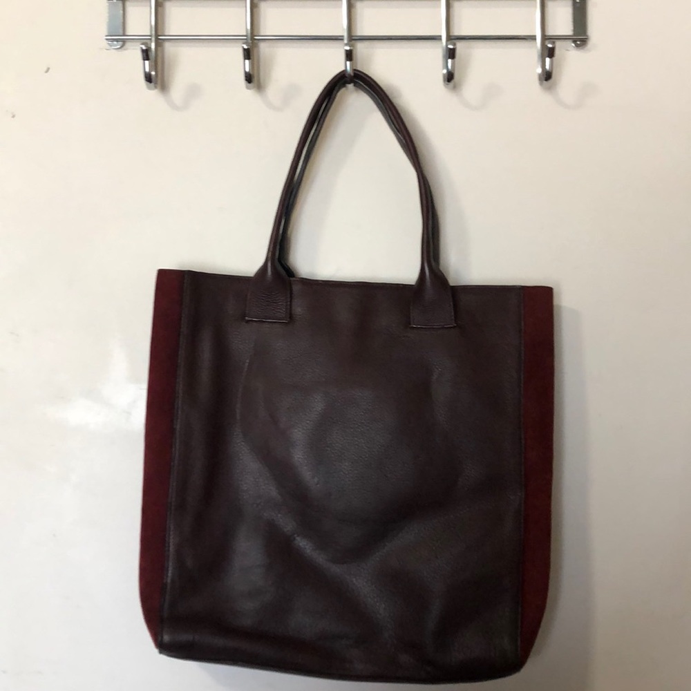 Bcbg Maxazaria burgundy tote bag